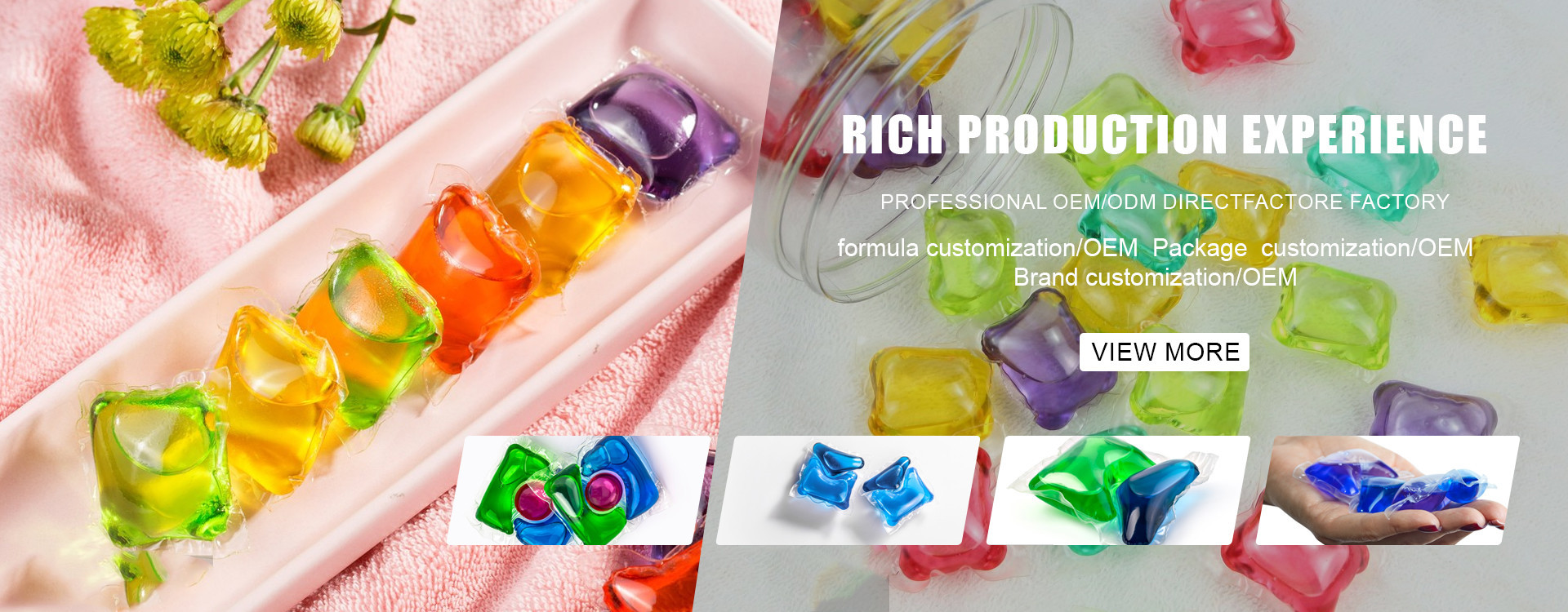 calidad Las cápsulas de detergente para ropa fábrica