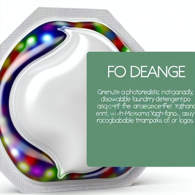 Dissolvable Laundry Detergent Pods Eco-Friendly and Fragrance-Free for Fresh Clothes