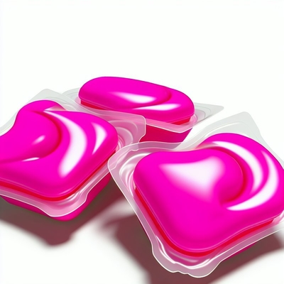 Eco-Friendly Laundry Detergent Pods in Pink Color for Deep Cleaning Tasks