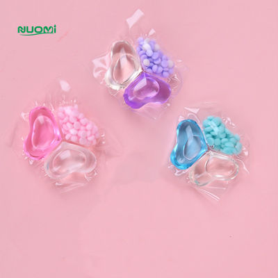 Pink 3 In 1 Laundry Capsule 13g Eco Laundry Pods Washing Clothes