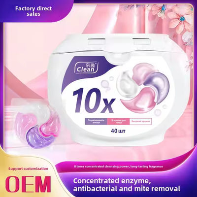 MSDS All In One Washing Pods Environmentally Friendly Laundry Pods For Apparel