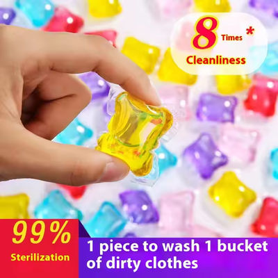 Floral Laundry Scent Pods Concentrated Laundry Soap Pods MSDS Approval