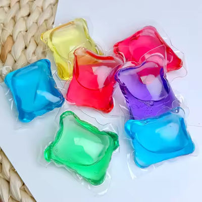 8g Clean Laundry Pods Blue Red Yellow Washing Machine Pods For Sensitive Skin