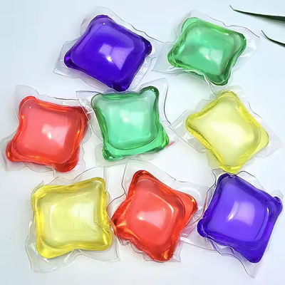 8g Clean Laundry Pods Blue Red Yellow Washing Machine Pods For Sensitive Skin