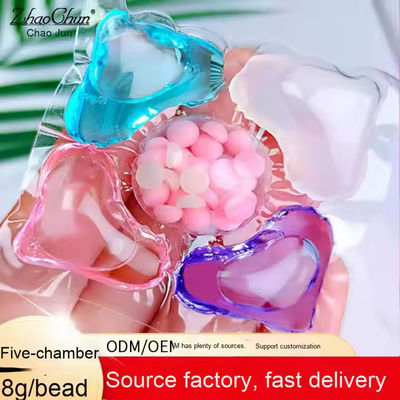 Fragrant Fruity 5 In 1 Laundry Pods 9g Luxury Laundry Pods OEM ODM