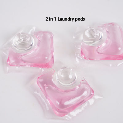 OEM Pink Laundry Detergent Capsules 12g 15g 20g Natural Laundry Pods