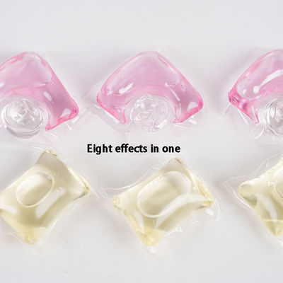 OEM Pink Laundry Detergent Capsules 12g 15g 20g Natural Laundry Pods