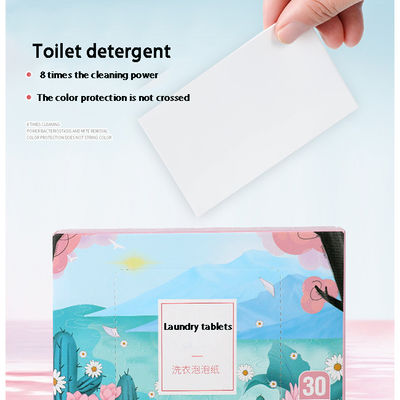 Household Laundry Soap Sheets Fragrance Laundry Detergent Strips