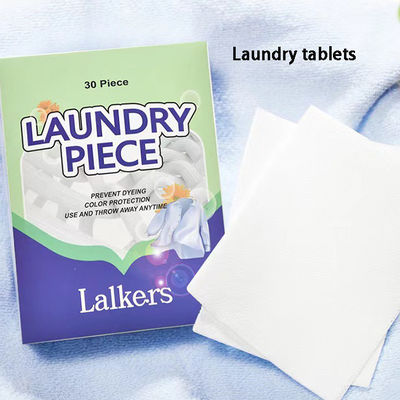 Bio Washing Machine Detergent Sheets White Laundry Sheets Eco Friendly