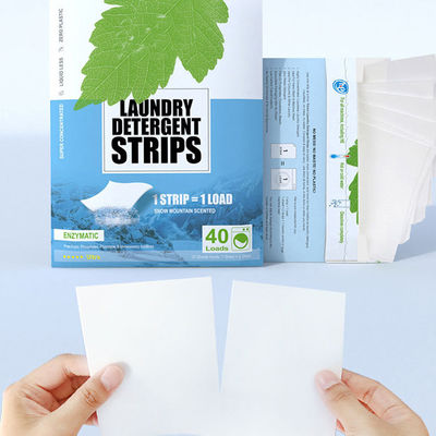 Bio Washing Machine Detergent Sheets White Laundry Sheets Eco Friendly