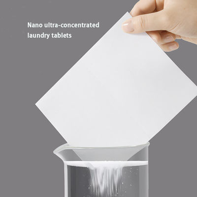 Bio Washing Machine Detergent Sheets White Laundry Sheets Eco Friendly