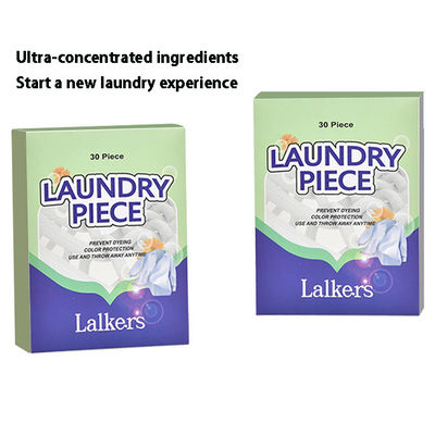Stain Removing Paper Laundry Detergent OEM Detergent Sheets For Laundry