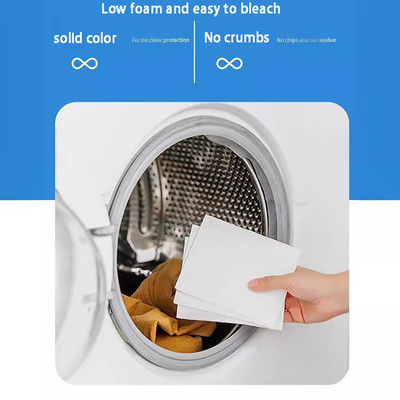 Stain Removing Paper Laundry Detergent OEM Detergent Sheets For Laundry