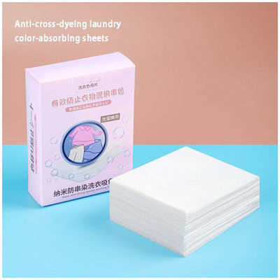 Color Absorbing Laundry Sheets Anti Mite Paper Laundry Detergent