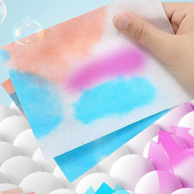 Biodegradable Color Absorbing Laundry Sheets 50pcs Dye Absorbing Laundry Sheets