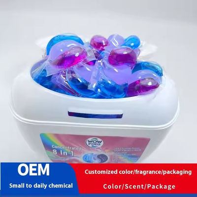3 In 1 Washing Capsules 10g Purple Blue Sustainable Laundry Pods