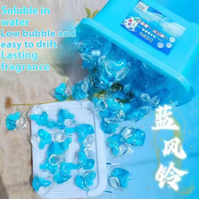 Yellow Blue 3 In 1 Laundry Scent Pods Environmentally Friendly Laundry Pods