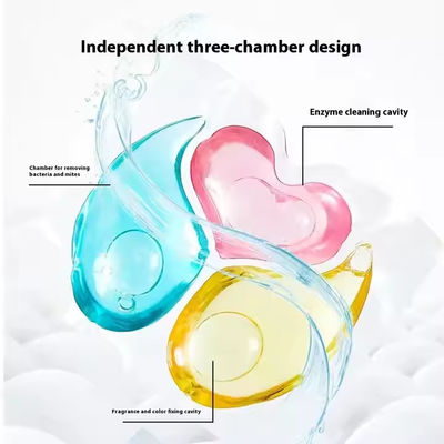 Customized Eco Friendly Detergent Pods MSDS Approval Laundry Capsules