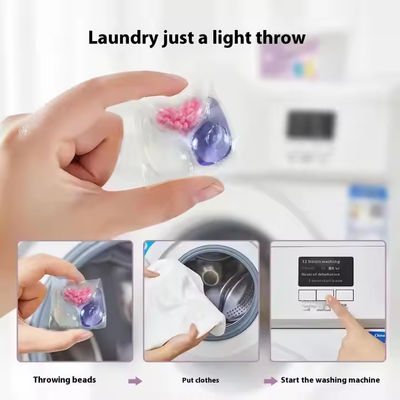 Customized Eco Friendly Detergent Pods MSDS Approval Laundry Capsules
