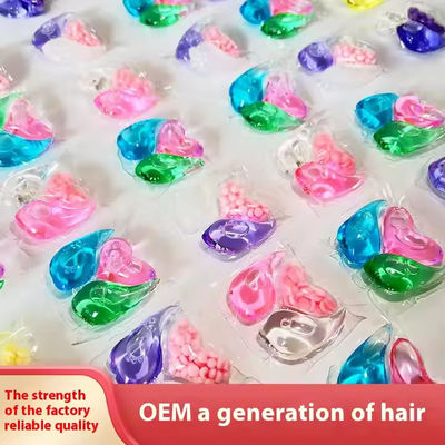 Customized Eco Friendly Detergent Pods MSDS Approval Laundry Capsules