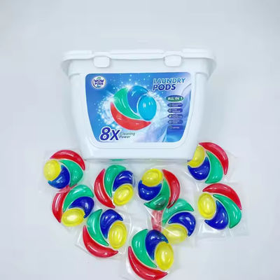 Clothes Washing Detergent Pods Stain Remover Laundry Pod Blue Green