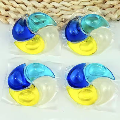4 In 1 Laundry Pods Bulk Customized Eco Washing Pods Floral Fragrance