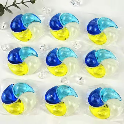 4 In 1 Laundry Pods Bulk Customized Eco Washing Pods Floral Fragrance