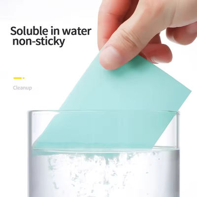 Blue Floor Cleaning Sheet Anti Stains Dust Paper Mop Home Use