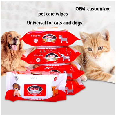 80pcs Dog Friendly Wet Wipes No Fragrance No Wash Deodorizing