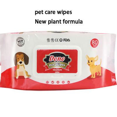 Flip Top Puppy Wet Wipes Household 80 Pieces Dog Fresh Wipes