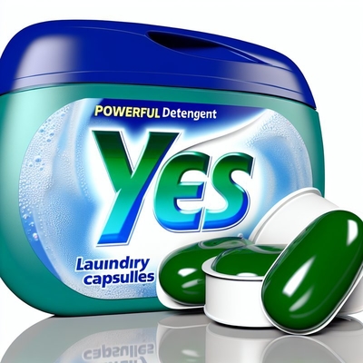 Powerful Detergent Dissolvable Yes Laundry Soap Capsules for Deep Cleaning Needs