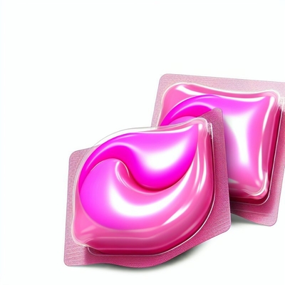 Eco-Friendly Laundry Detergent Pods in Pink Color for Deep Cleaning Tasks